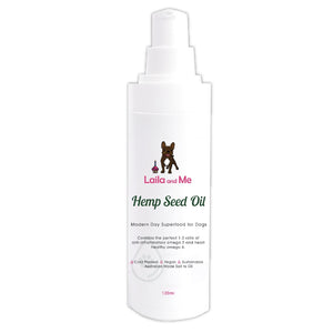 100% Natural Hemp Seed Oil for dogs - Laila & me