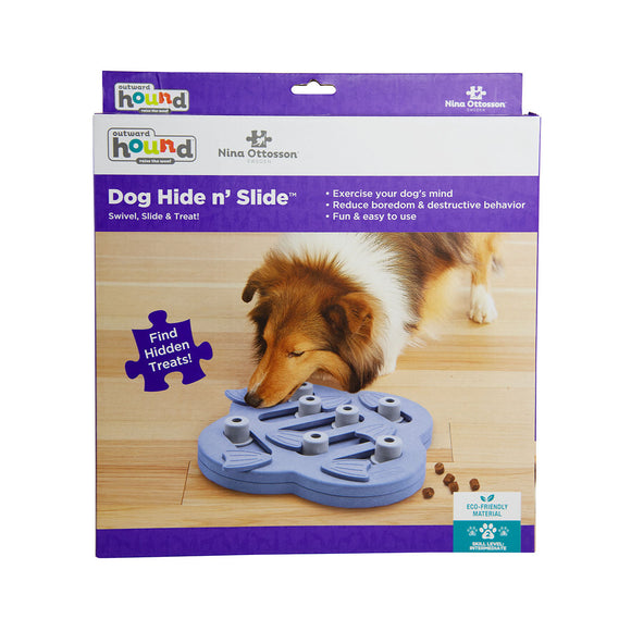 Dog Hide n' Slide puzzle by Nina Ottosson