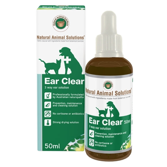 Ear Clear 50mls - Natural Animal Solutions